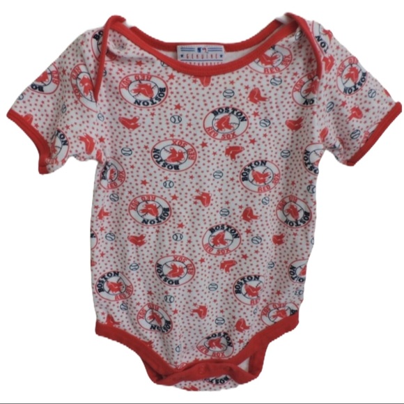 Boston Red Sox Baseball One Piece Bodysuit 18M - Picture 1 of 5